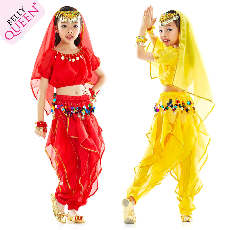 Dancewear Polyester Belly Dance Costumes For Children